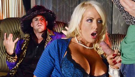 Crazy doggy style fuck with a big-boobed blonde Alura TNT Jenson