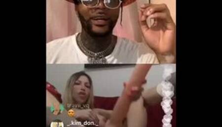POSSESSED LATINA SOAKS HERSELF ON INSTAGRAM LIVE FOR RAPPER GOLD GAD