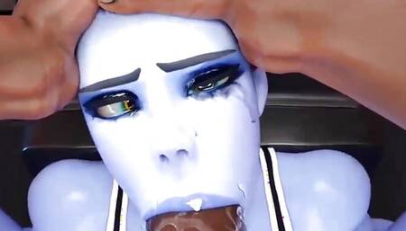 Widowmaker Lift Weights But Gets Interrupted