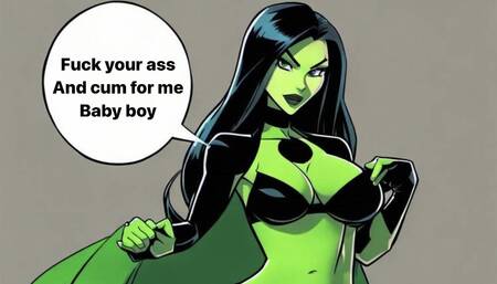 Shego Femdom JOI CEI (Anal, Edging,...)