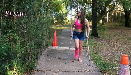 Precarious Pavement Crutching MOV