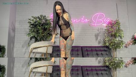 Mistress Youko - Bare Feet Head Standing (1080p MP4)