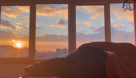 Loud farting at sunset