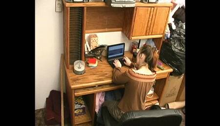 Spanked for Chatting Online