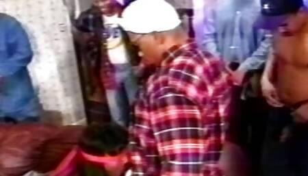 Vintage interracial gang bang that you need to see