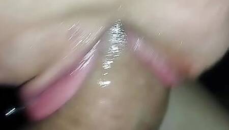 Blowjob inside in my wife