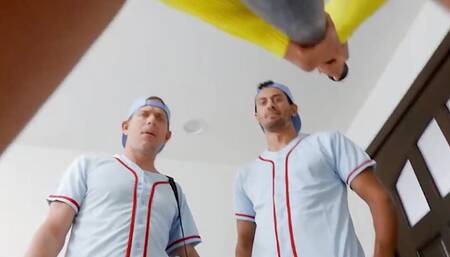 Baseball Buds Double Team Horny GF Summer Col Brazzers