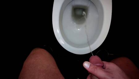 Alpha Channel Video Me cumming into Toilette