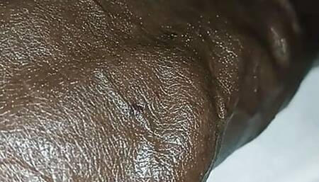 SELF SUCKING MY UNCUT BBC WHILE WORKING