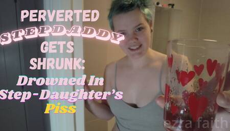 Showering Shrunken StepDaddy In My Piss with a Shrinking Potion! HD mp4