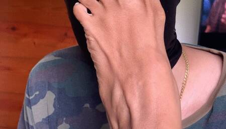 His Face Lost In My Soles