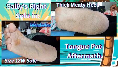 Sally's Right Sole in: Tongue Pat Aftermath