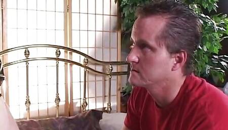 Guy ass fucked by guy with strap on