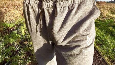 Dirty talking with my cock swinging, even when it is too cold.