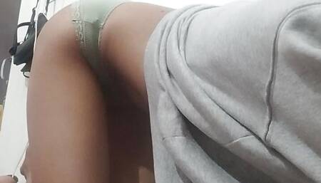 Cute solo with Indian girl.