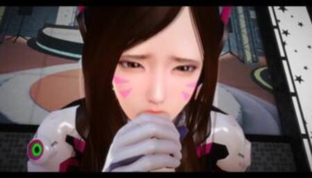 Playing With Sexy D.va♥ (FUCK and Juices below♥)(Sexy Dvaと遊ぶ♥)