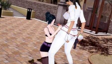 Apex Legends: Futa Loba fuck Wraith