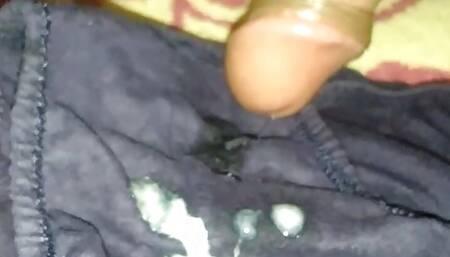 CumShot on Wife Panties Underwear Thong Bikini Gstring