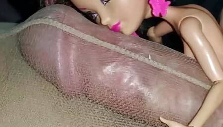 Barbie Makes me cum Twice in Pantyhose