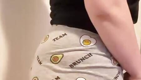 Big ass 18 brunette teases you