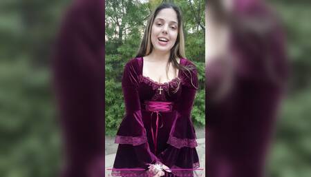 Naughty Slut xlilyflowersx Princess Roleplay Found Purple Clit Vibrator