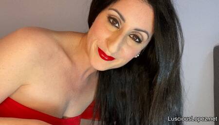 Luscious Lopez white panties ass spreading