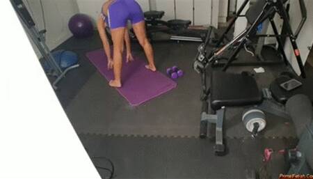 Brittany Andrews - Stepmom Can't Resist Stepson When Exercising 1080