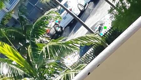 balcony door blast