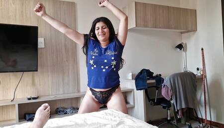 My Stepsister Comes to Party and Fucks Me