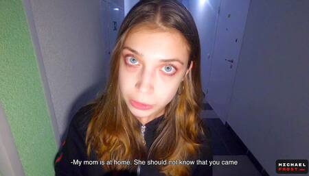 While Parents Are at Home We Fuck in the Staircase