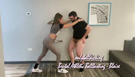 Brutal Athletic Ballbusting - Blaire