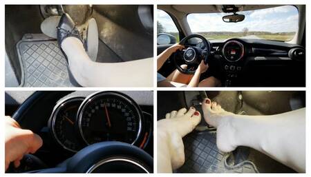 EXCLUSIVE PREMIERE: Brutal hard braking and fast acceleration in powerful Mini Cooper