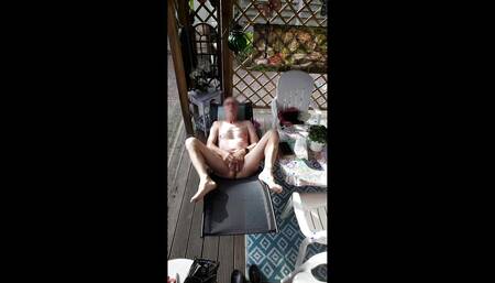 Outdoor Sexshow Analtoy Assfucking Exhibitionist Cumshot