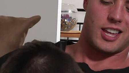 MEN - Johnny Rapid Needs Help With His Hard-On & Luckily His Buddy Brendan Phillips Is There To Help