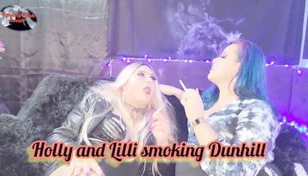 Holly and Lilli smoking Dunhill - SFL263