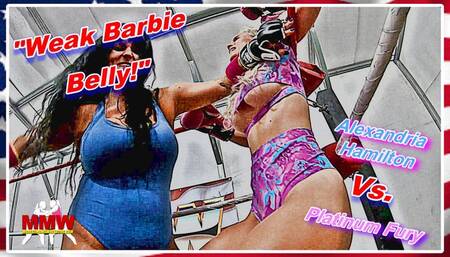 Weak Barbie Belly! WMV