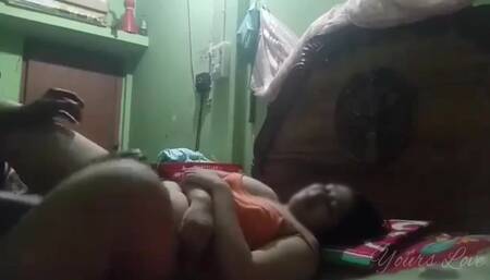 Indian Village Girlfriend Sex with Her Boyfriend in His House