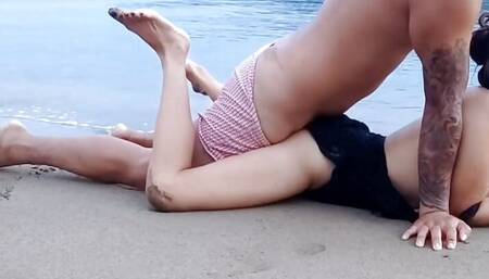 Pinay scandal Amateur Public sex in Beach