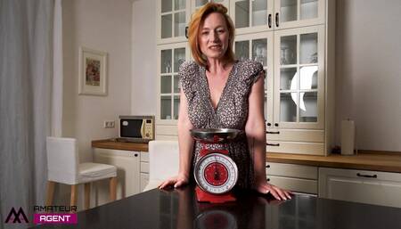 Tara Human cradles her sexy MILF tits