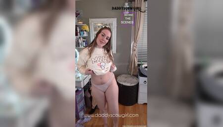 I love putting on strip shows...