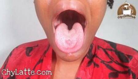 Bad Breath HIGHER QUALITY Stinky Tongue Mouth Fetish Mouth Worship Big Mouth Hot Breath ASMR Black Woman Tongue Pierced Tongue Ring Tongue Stud No Talking 720 MP4