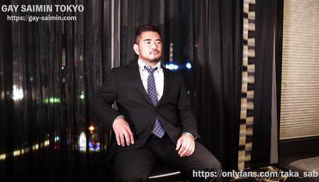 Japanese Gogo Boy Takasabro Suit Masterbation