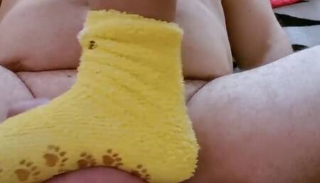 Festive Sock Ball Standing and Ball Crushing