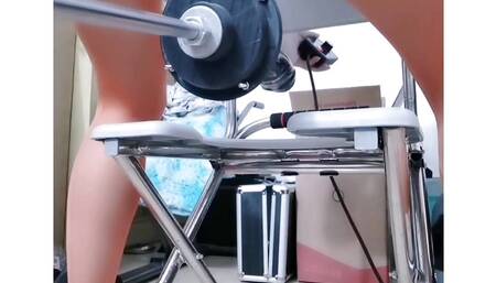 vivi fucks asshole with machine, stock video 8