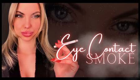 Eye Contact Smoke (Smoking Fetish, Face Fetish, Goddess Worship) 480WMV