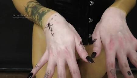 I Show You My Tattoos Latex Rubber