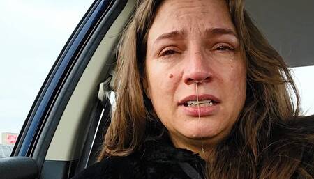 Crying in the Car with Liz River, Winter, Real Crying, Tears, Snot, with Whimpering, and Nose Blowing