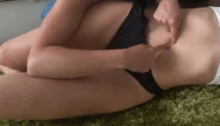 Two wicked girls finger mock my belly button 6FF