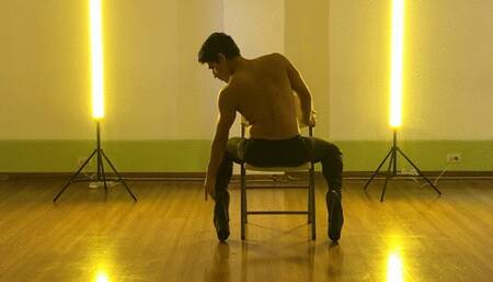 Lucazfox hot erotic dance chair dance