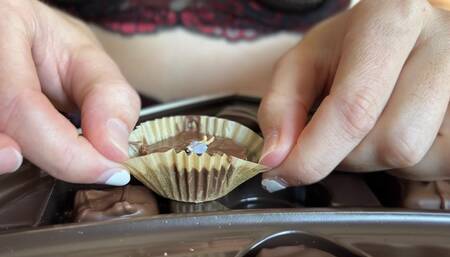 Giantess Valentines Day Chocolate Vore Treat